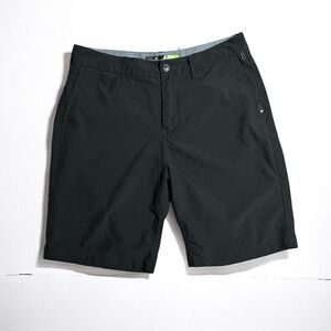 🌻Quiksilver Black Amphibian 20" Hybrid Boardshorts Size 30